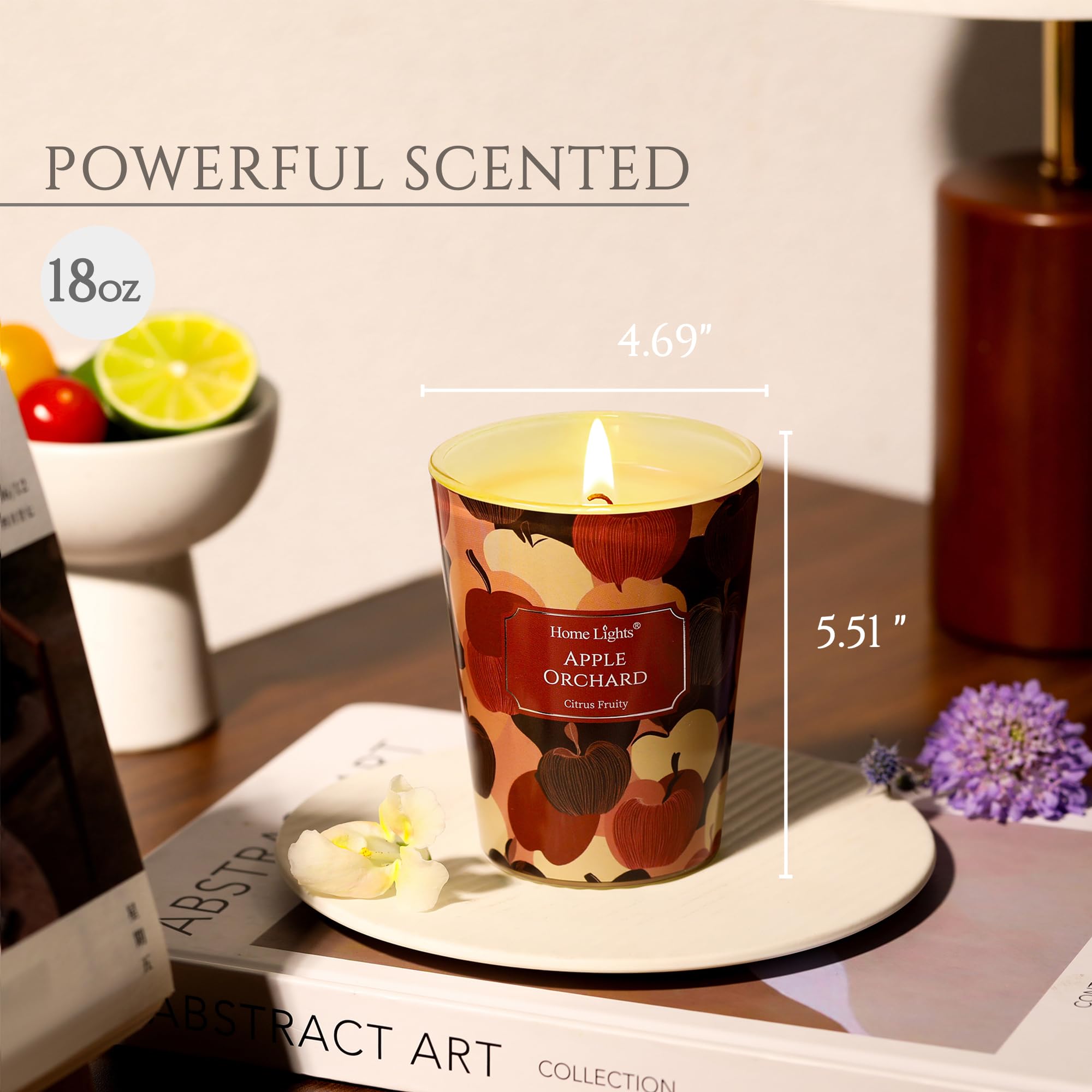 Home Lights soy wax candle delivers a clean burn for cozy evenings.