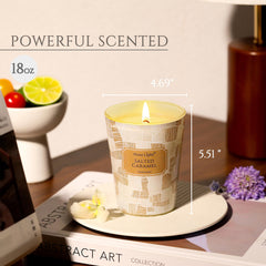 Homelights soy wax candle showcases clean, eco-friendly burn with steady fragrance.