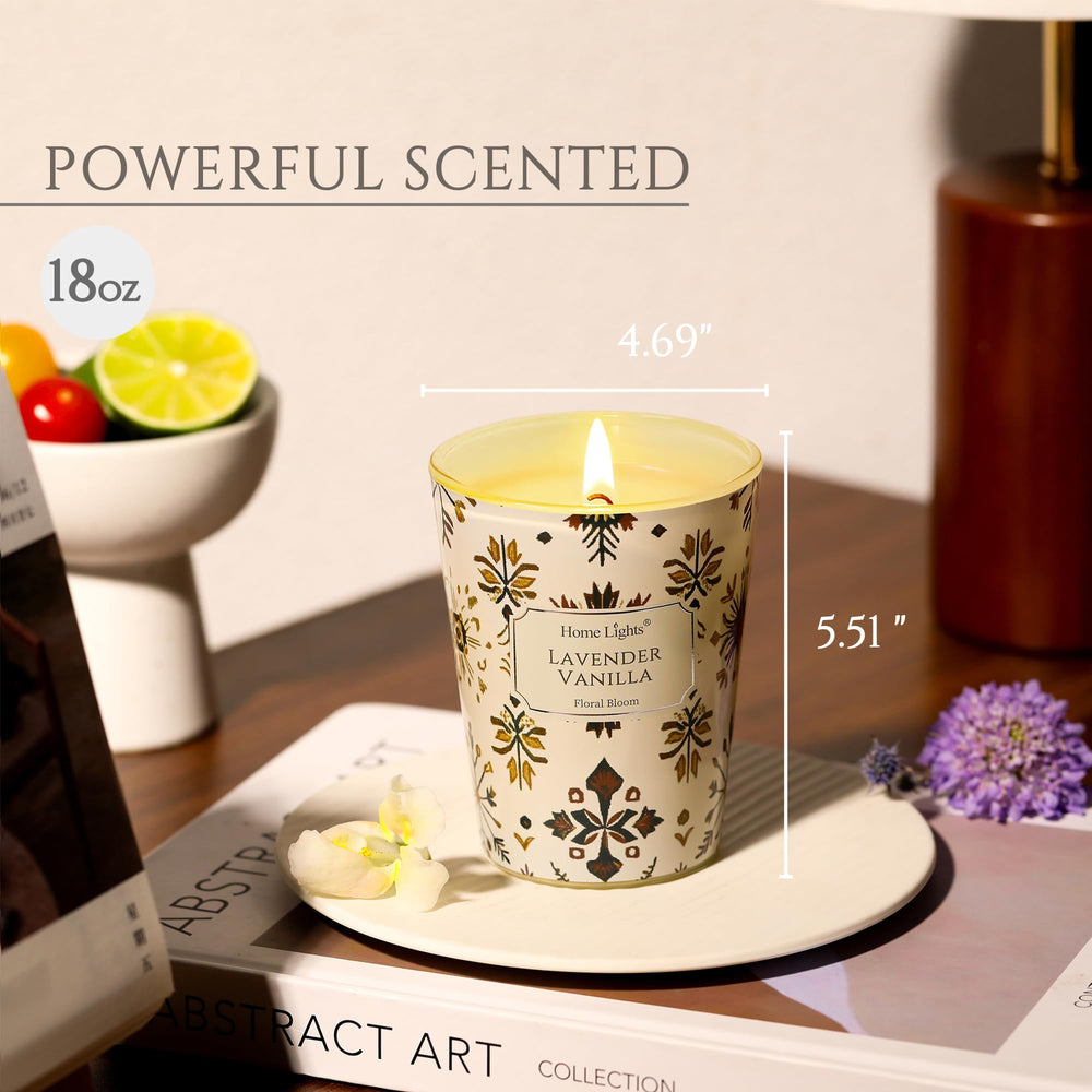 Home Lights soy wax close-up shows clean burn and minimal soot.