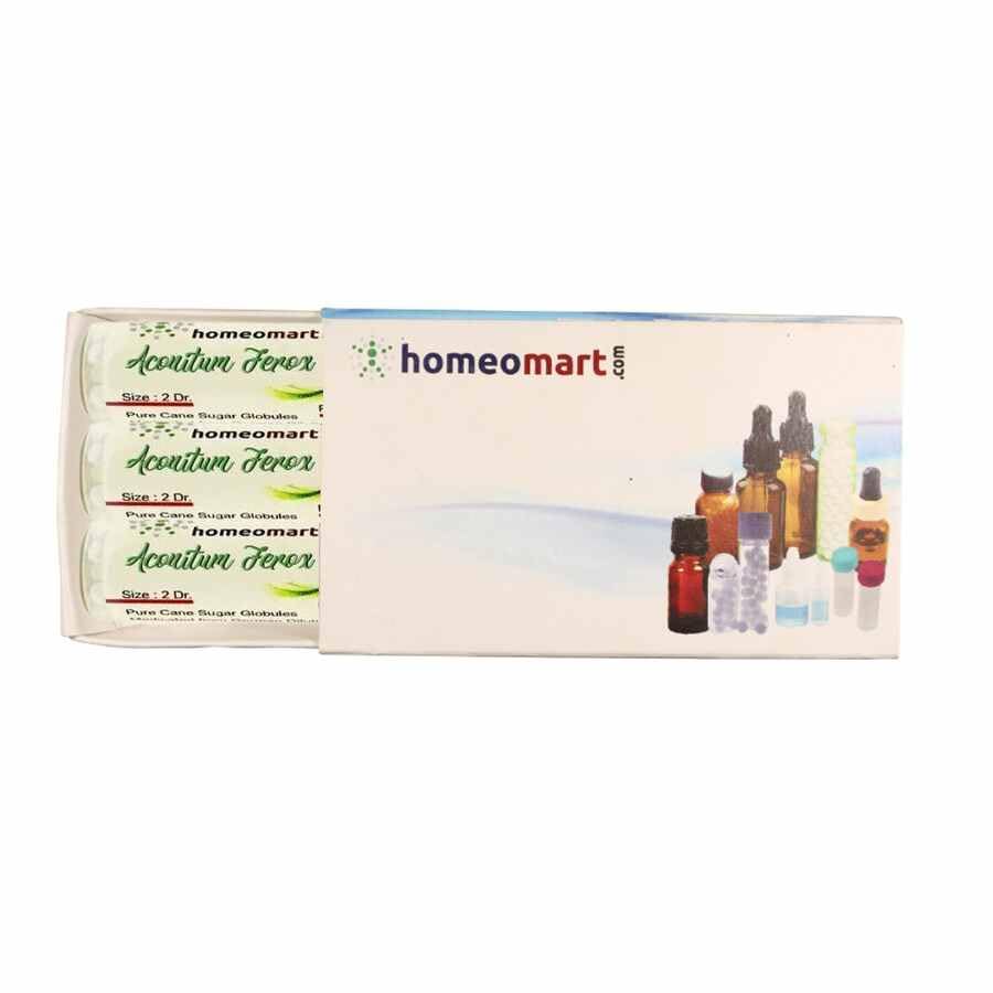 Homeomart Aconitum Ferox pellets close-up, convenient daily dosing.