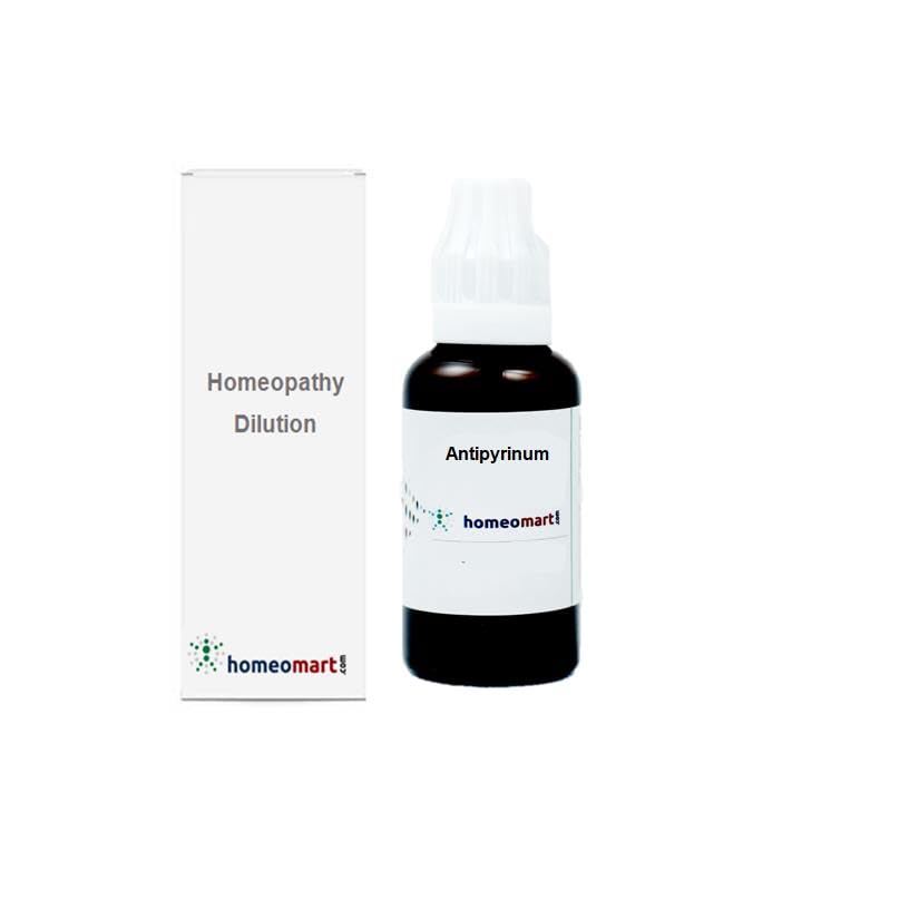 Antipyrinum 30C drops close-up showing easy daily dosing.