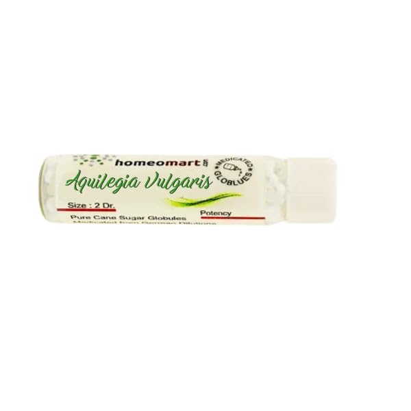Homeomart Aquilegia Vulgaris pellets packaging front highlighting value