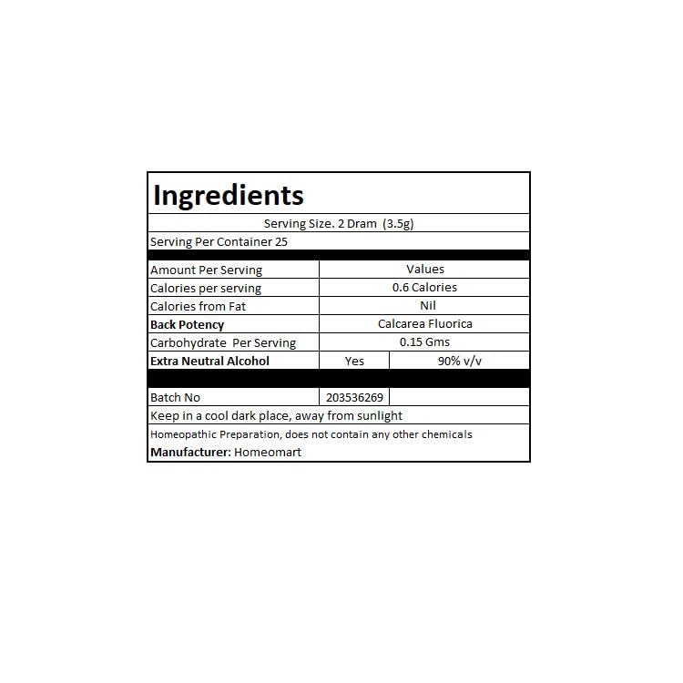 Lifestyle image of Homeomart Calcarea Fluorica pellets in a daily wellness kit.