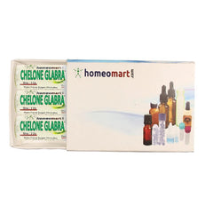 HomeoMart Chelone Glabra pellets in a pack; convenient daily support for busy days.