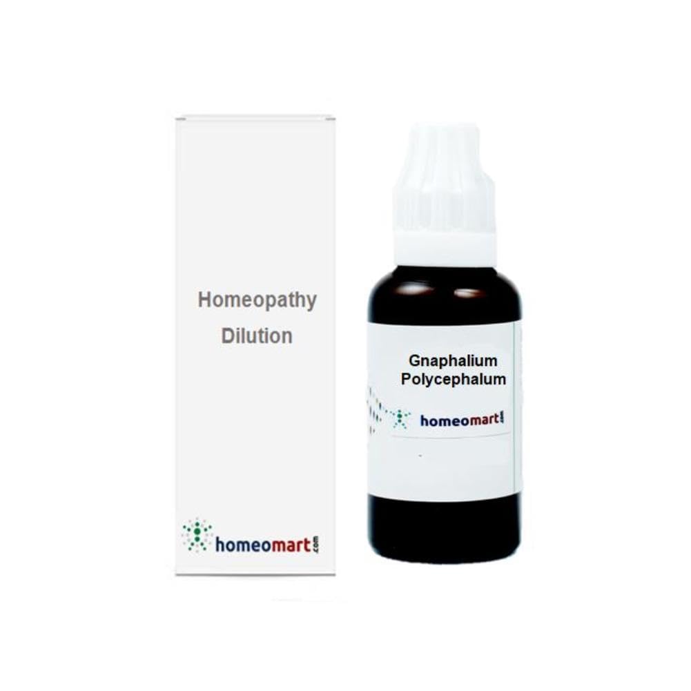 Homeomart Gnaphalium Polycephalum 30C dosing dropper closeup for precise application