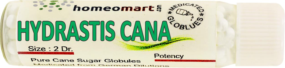 Hydrastis Canadensis pellets in a pack for flexible dosing options.