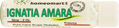 Ignatia Amara pellets dissolving under the tongue for discreet use by Homeomart.