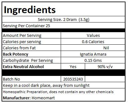 HomeoMart Ignatia Amara pellets highlight a natural formulation for daily routines.