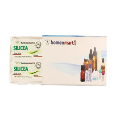 Homeomart Silicea 1M pellets in two vials, portable daily use with gentle convenient dosing.