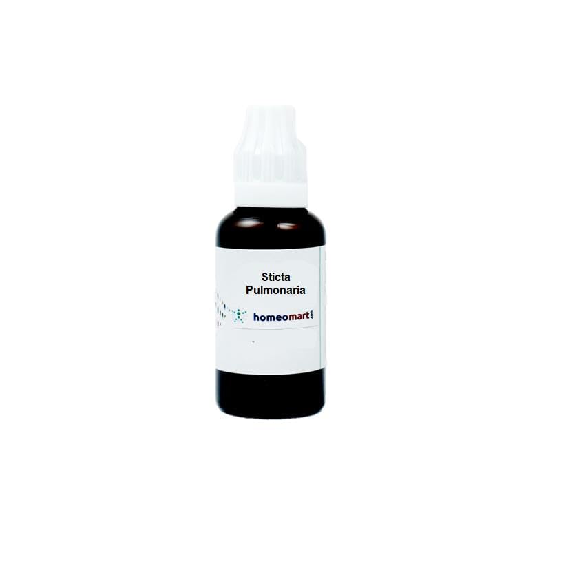 Homeomart Sticta Pulmonaria 1M bottle with dropper for on-the-go use.