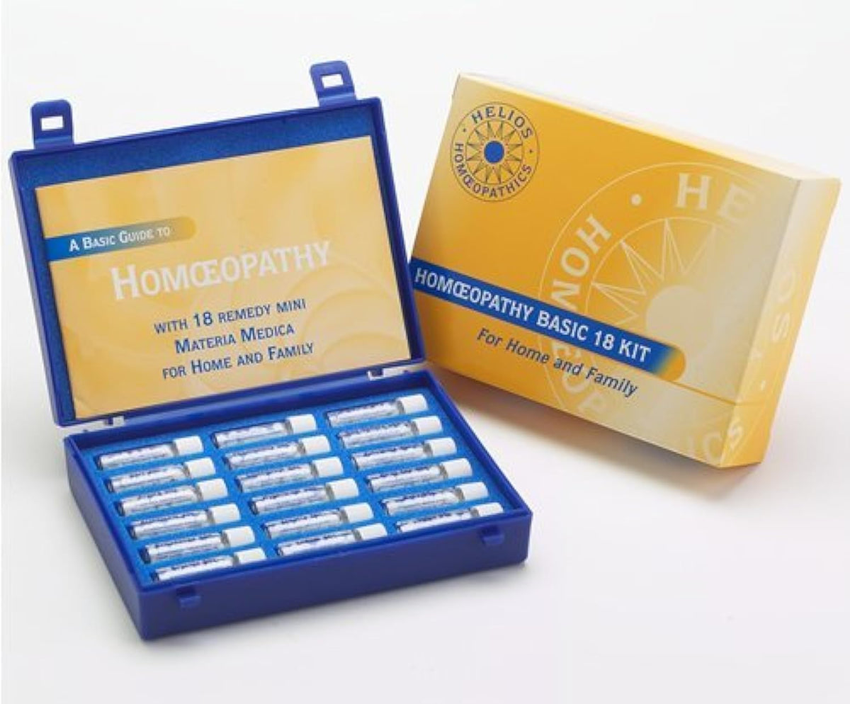 Homeopathy World 18 Remedy Starter Kit cover enables portable care on the go.