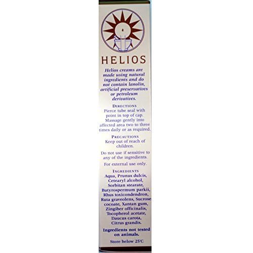 Aplicación de crema Rhus Tox y Ruta en la piel con textura suave