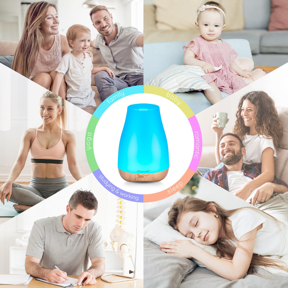 Office setup with Homeweeks diffuser for calm work environment