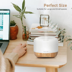 Homeweeks diffuser with waterless auto-off for safe extended use.