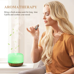 Homeweeks night-light 8-color diffuser – creates soothing ambiance for evenings