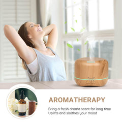 Homeweeks remote-controlled diffuser for easy operation from across the room.