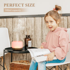 Homeweeks ultrasonic diffuser quiet – near-silent operation supports focused work