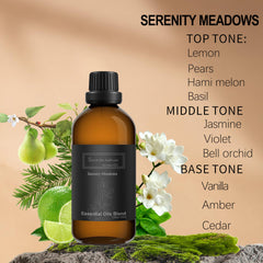 Homnas Serenity Meadows diffuser setup, hotel-inspired scent scene