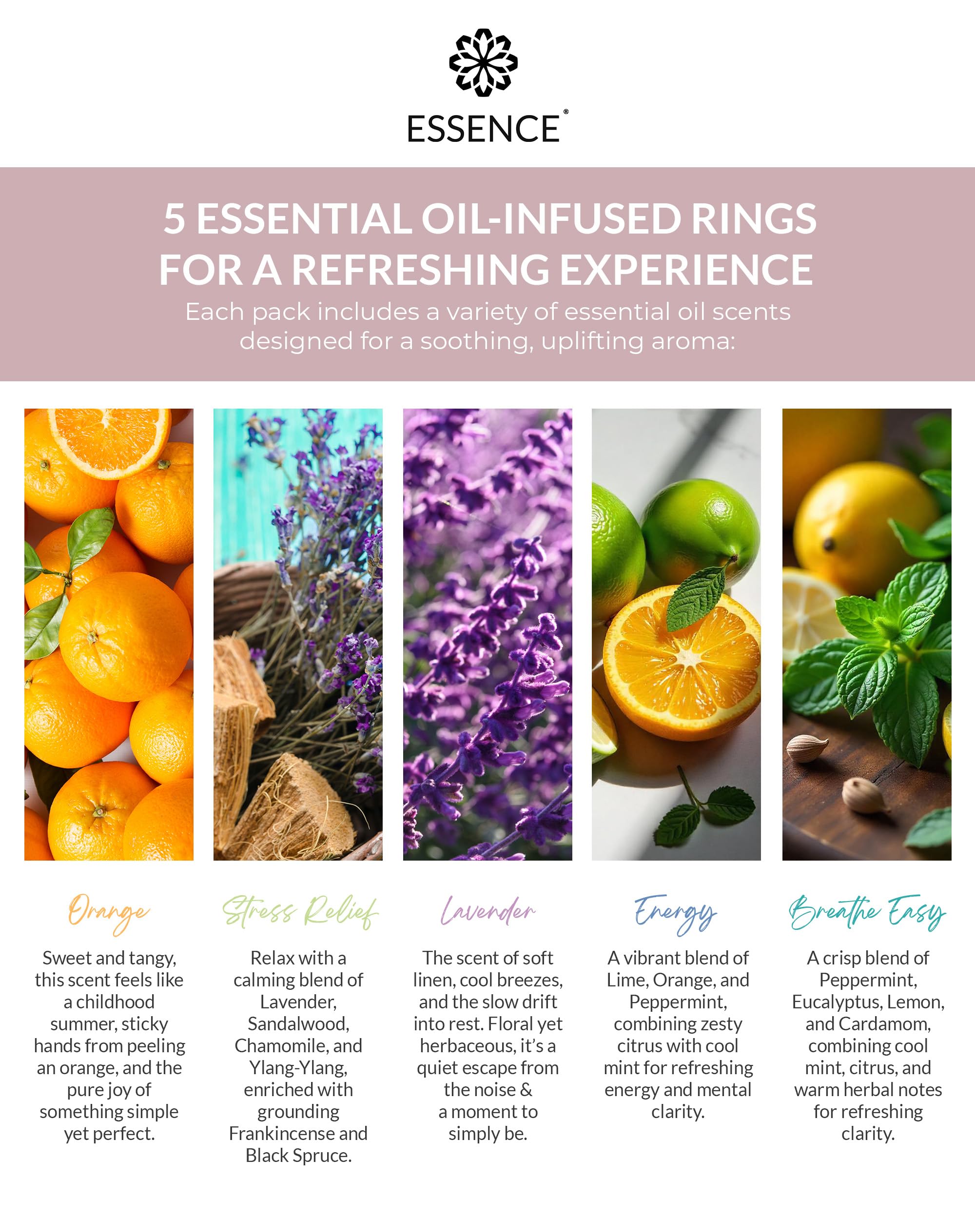 HONÉ Essence diffuser ring close-up showing silicone design and scent