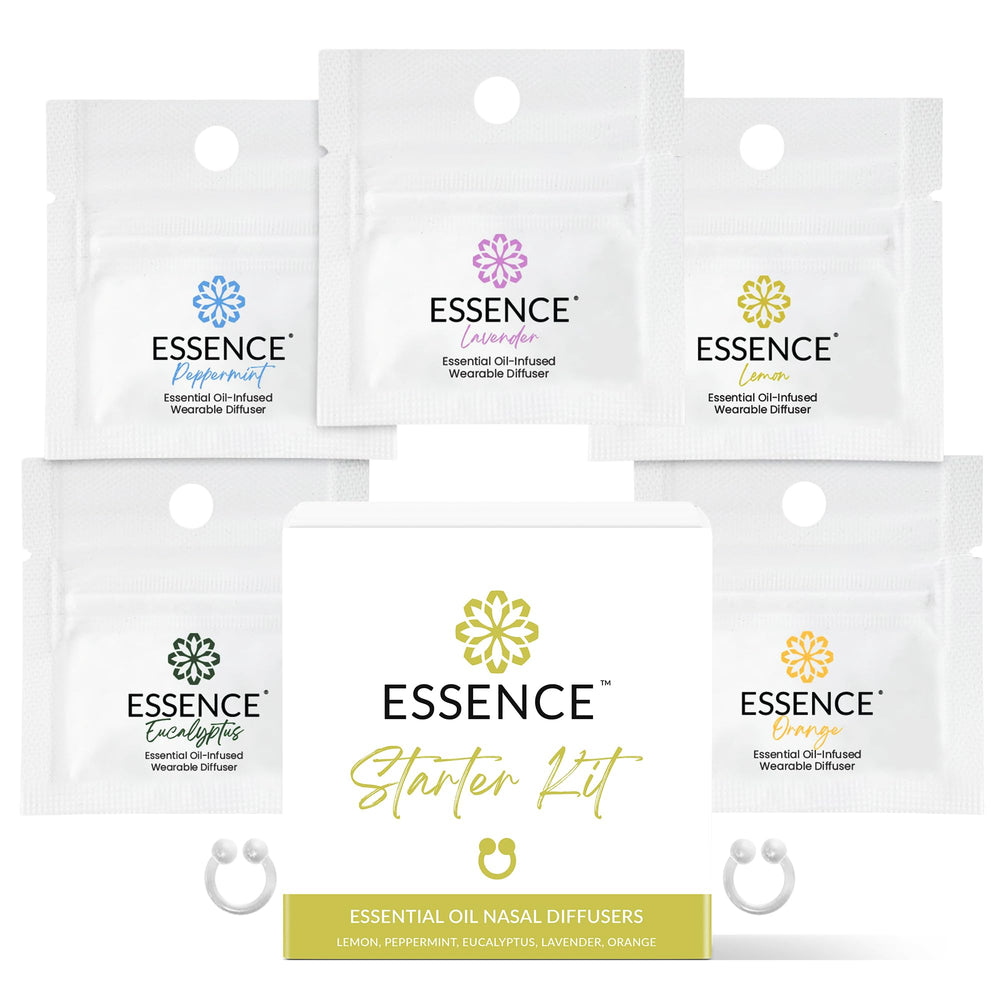 HONÉ Essence nasal diffuser starter pack shown as wearable aroma for daily relaxation and focus