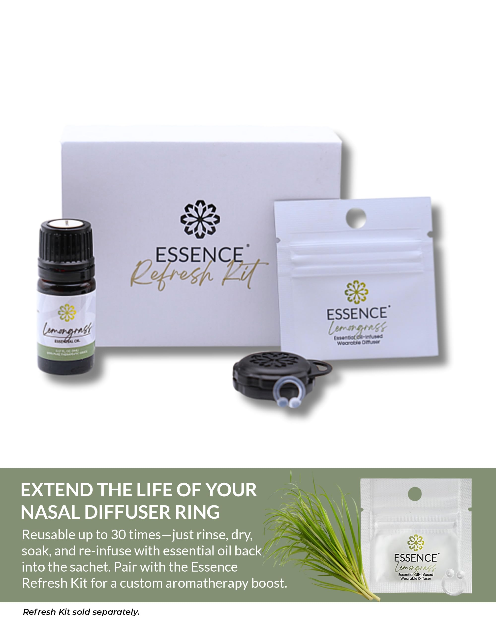 HONÉ Essence packaging and ring set highlights portable, compact design.