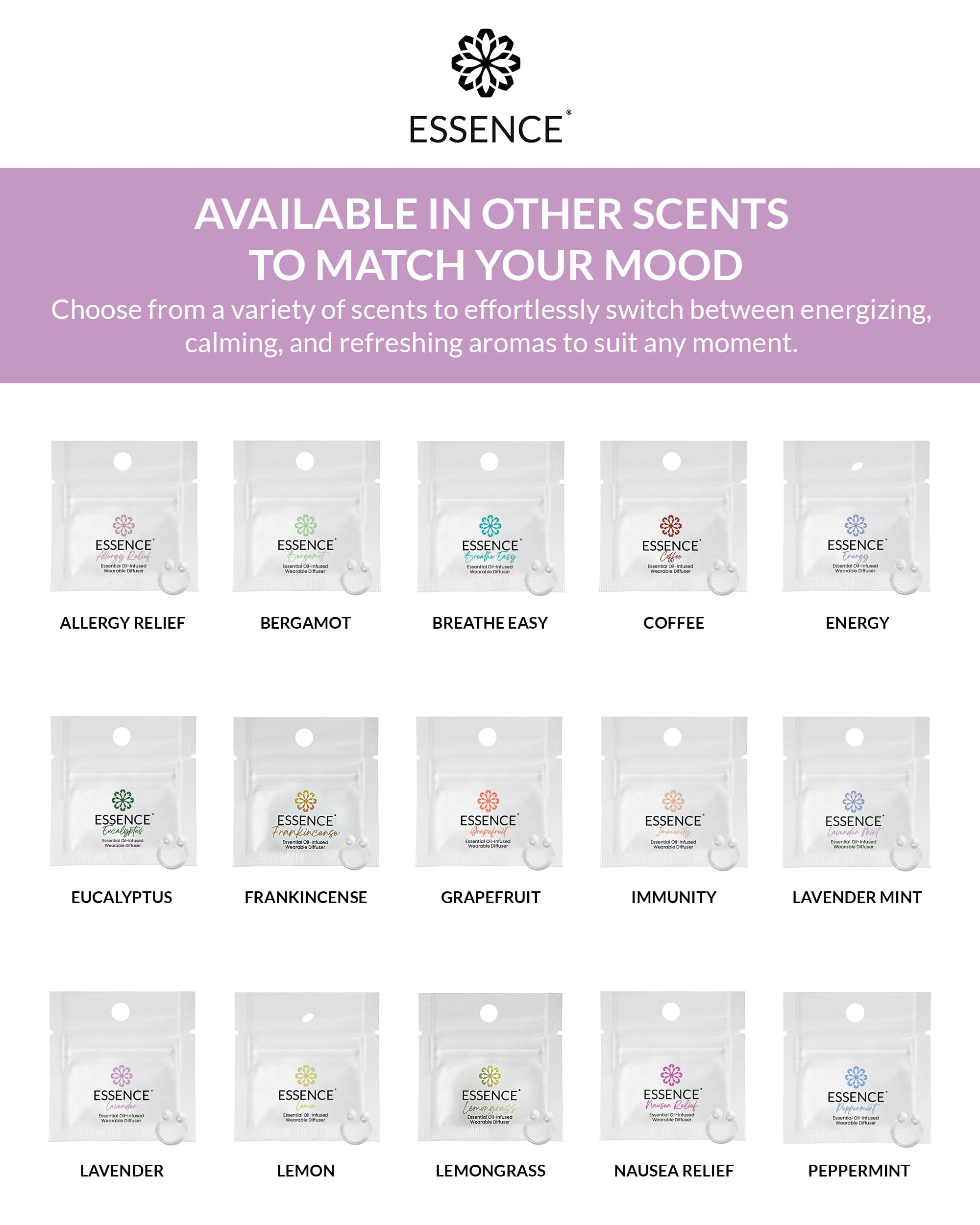 HONÉ Essence packaging and display highlighting portable aromatherapy