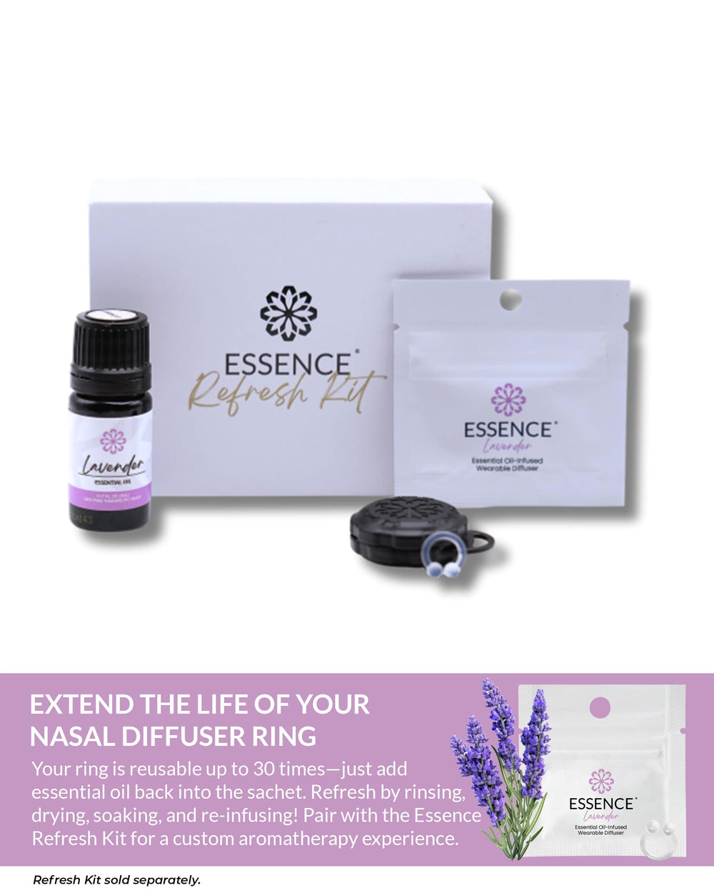 HONÉ Essence travel case showing portable aromatherapy on the move