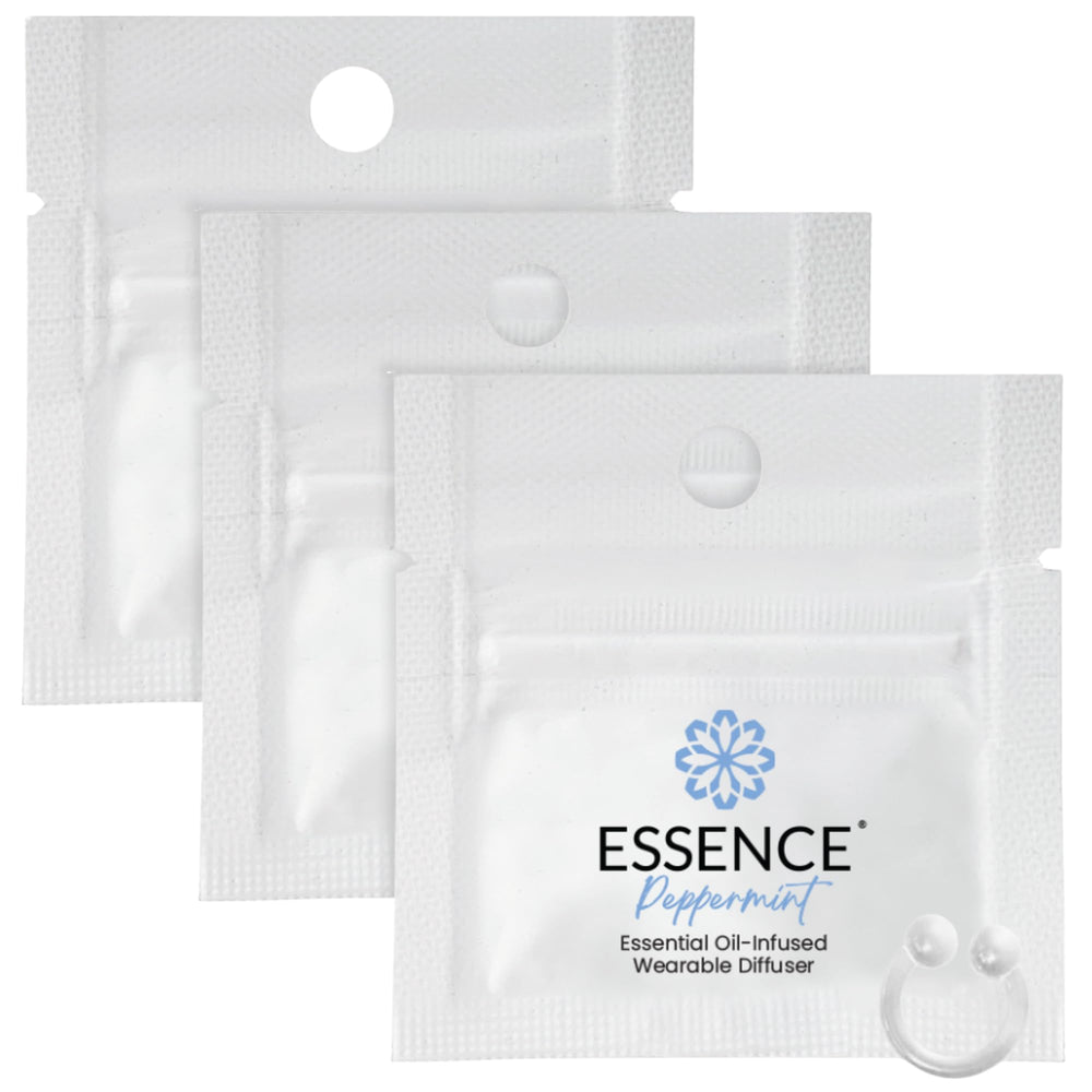 HONE Essence wearable aromatherapy nasal diffuser in use offers discreet peppermint scent for focus.