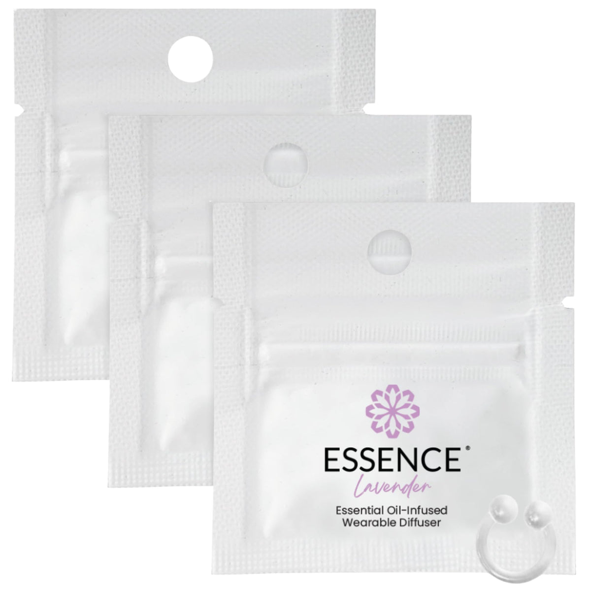 HONÉ Essence wearable diffuser lavender ring close-up for discreet aromatherapy on the go