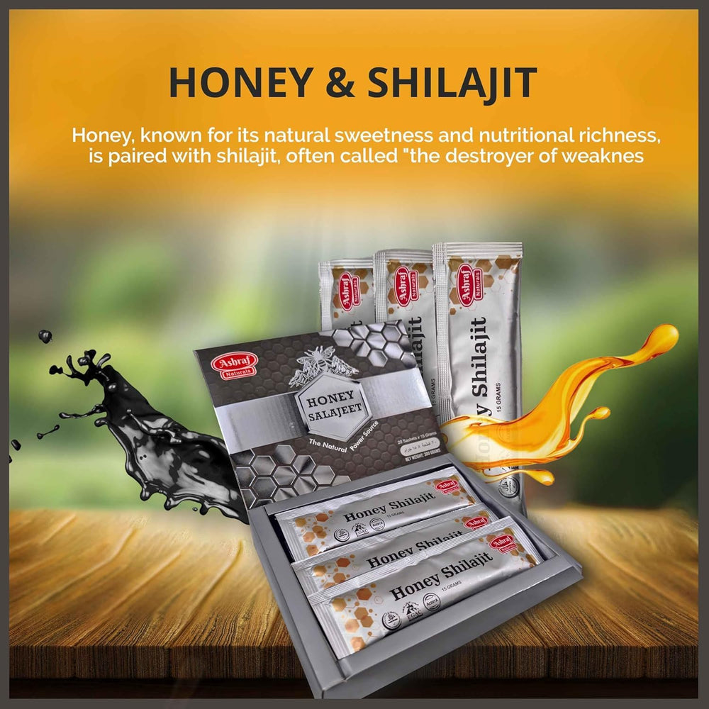 Person enjoying Honey Salajeet sticks for a quick wellness moment.