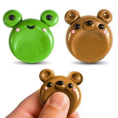 Honeydak bear thumb worry stone, portable calming for anxious moments.