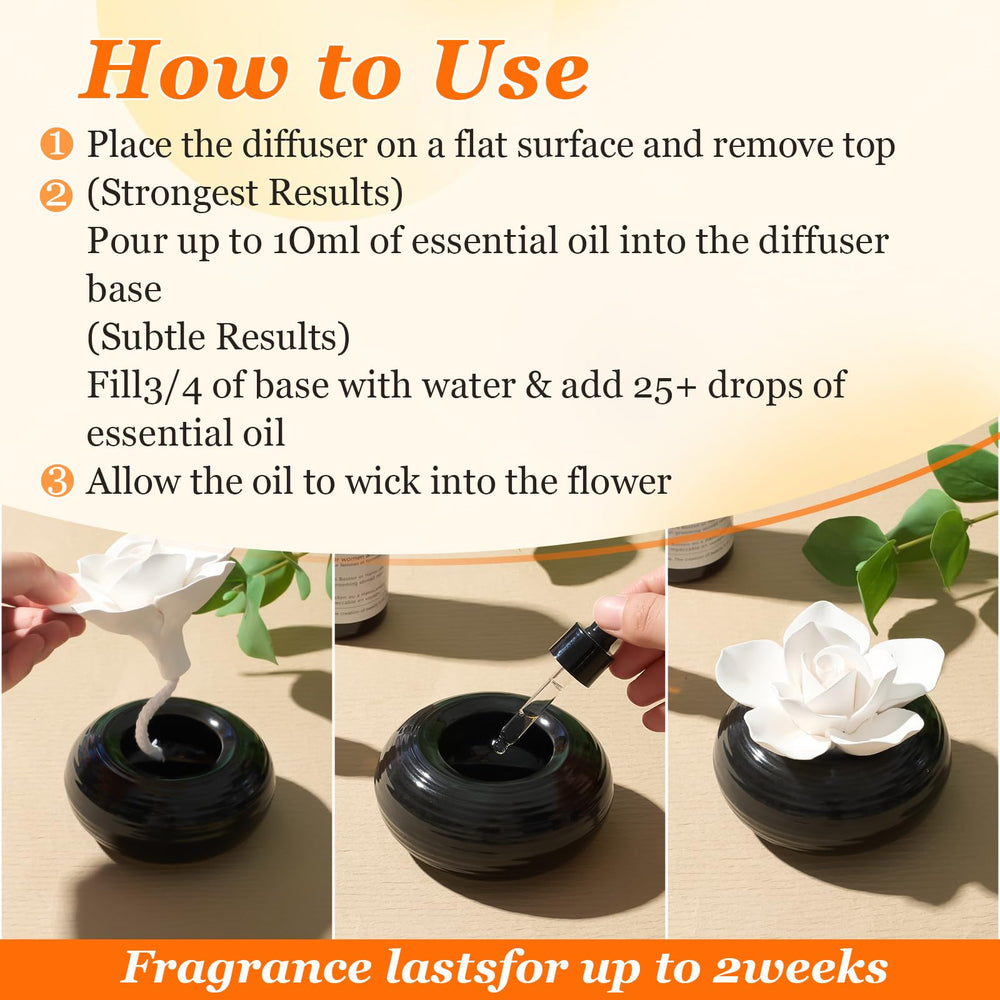 Honeydak Camellia diffuser base ready for your chosen essential oil