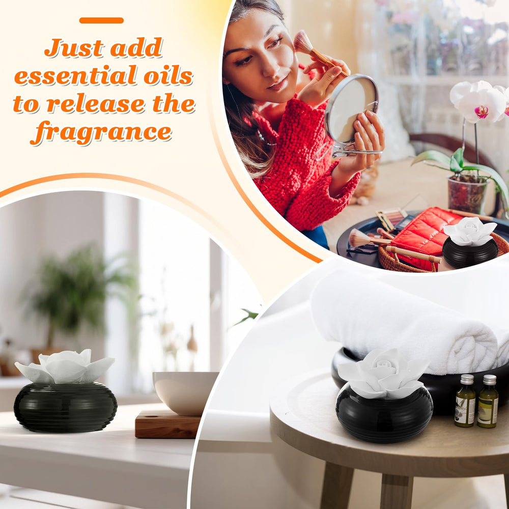 Honeydak Camellia diffuser in a bathroom for a calm ambiance