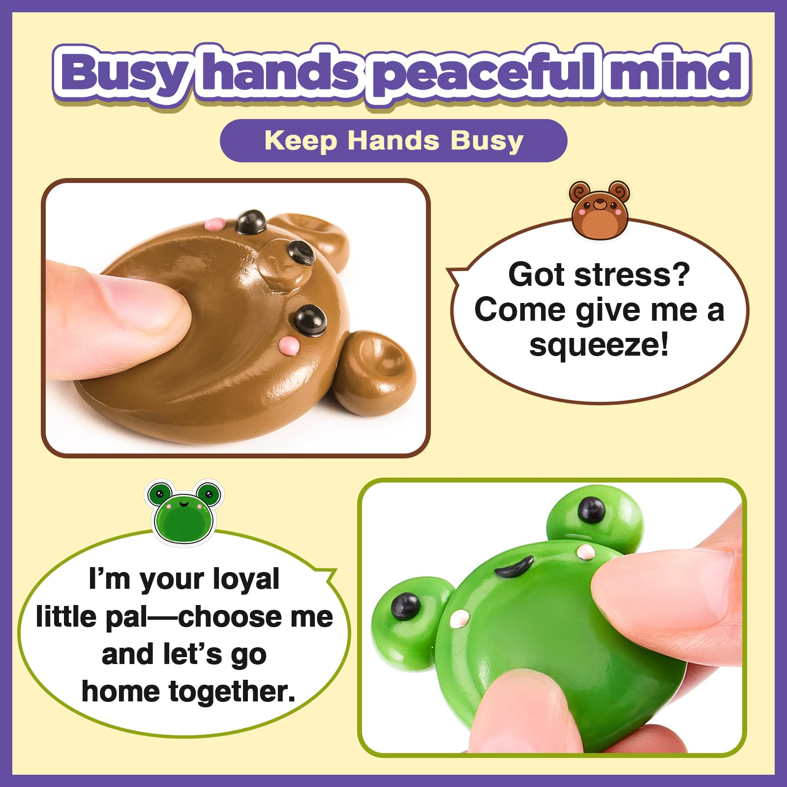 Honeydak compact pocket-size worry stone, keeps anxiety relief within reach.