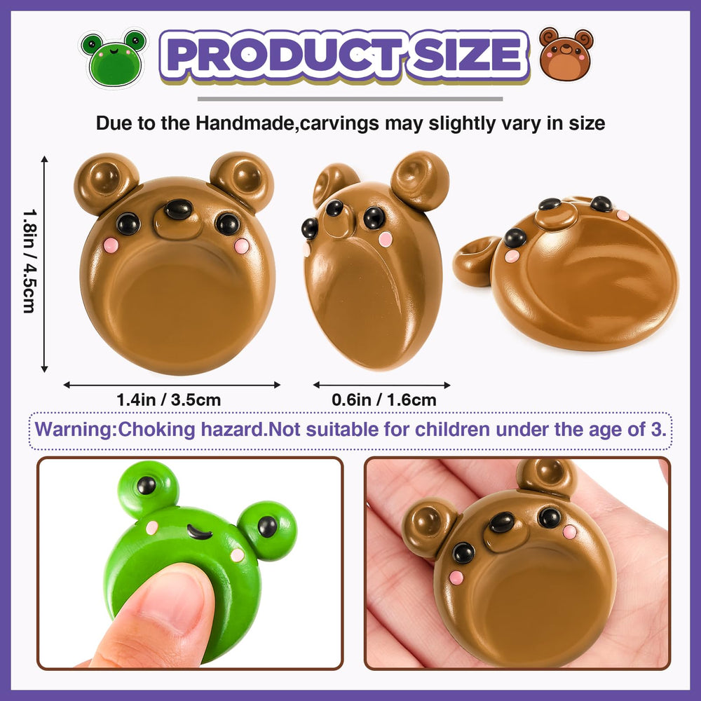 Honeydak frog thumb worry stone, soothing texture for quick stress relief.