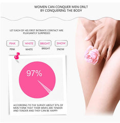 Drop of HongTu gel being dispensed to show smooth glide and absorption.