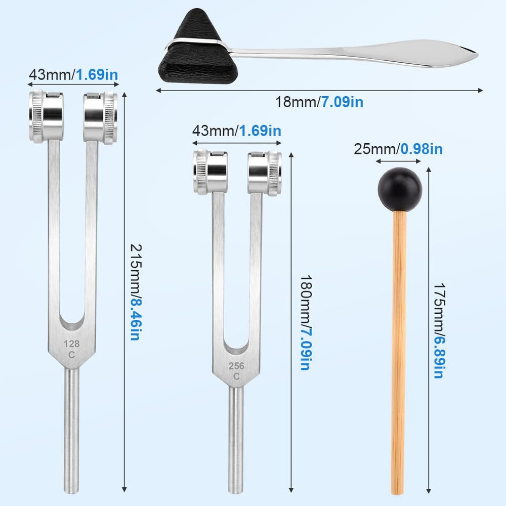HONUTIGE tuning forks set displayed for chakra and balance sessions