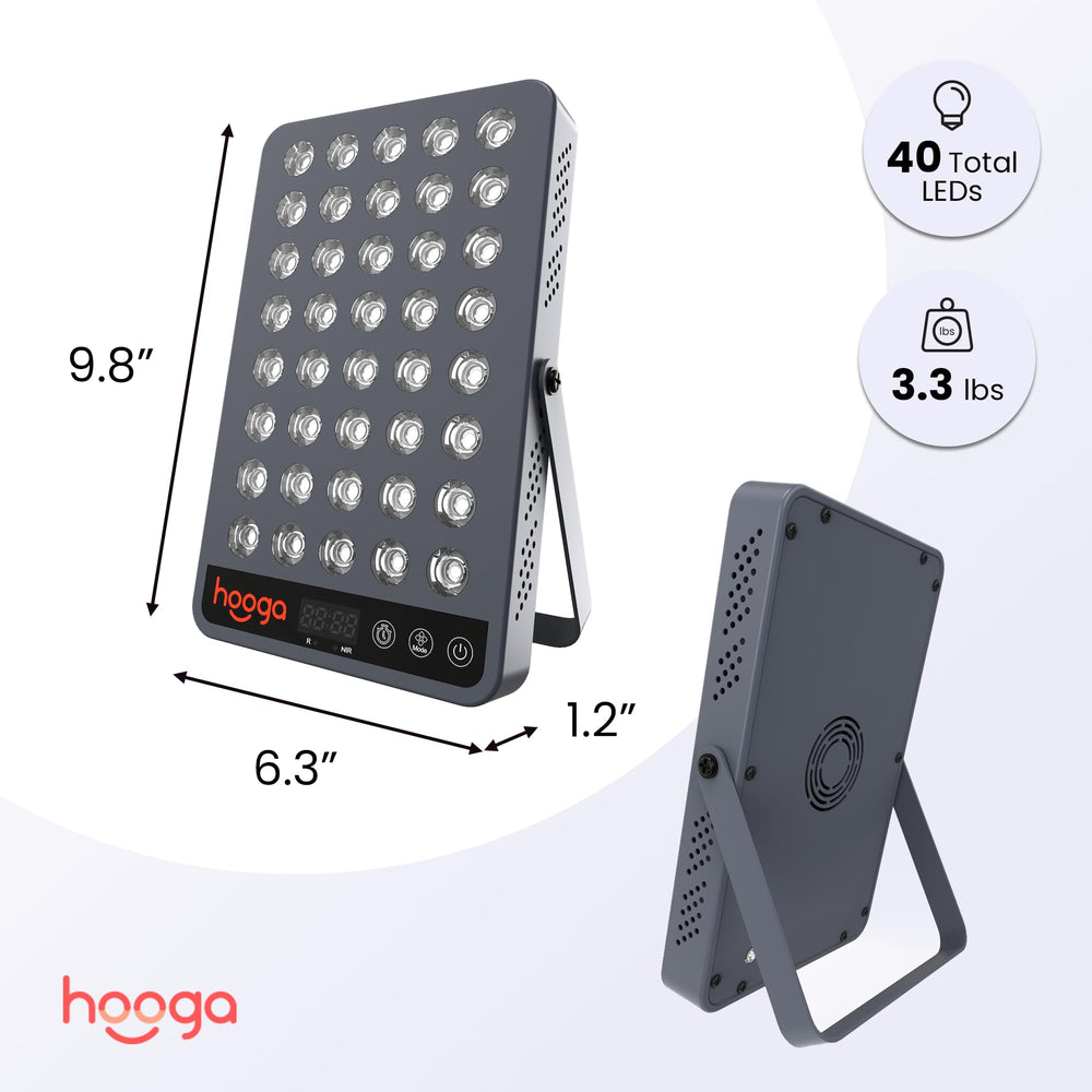 Hooga HG200 compact dimensions fit easily on a desk for quick sessions.