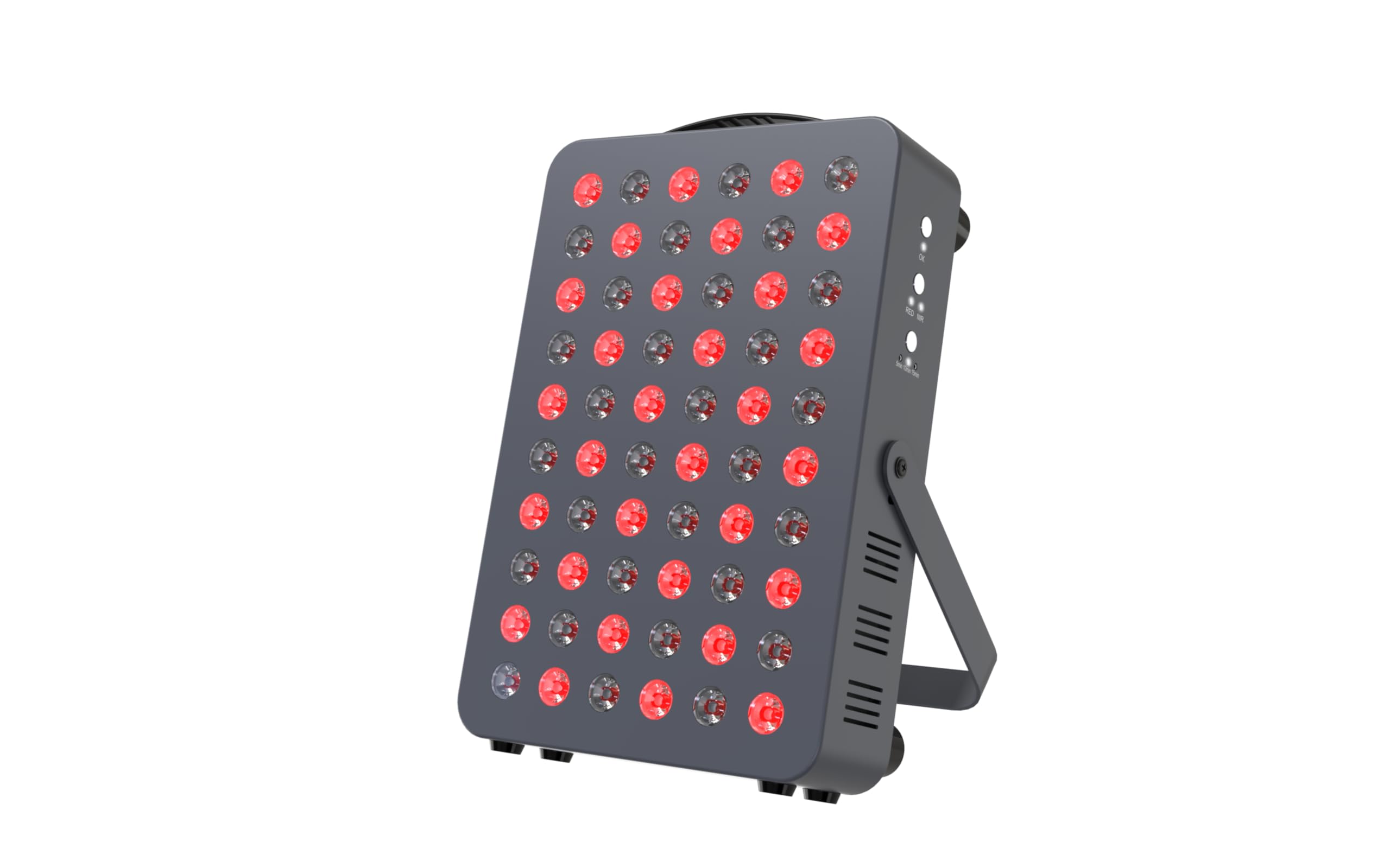 Hooga HG300 red light panel front view for convenient at-home therapy sessions.