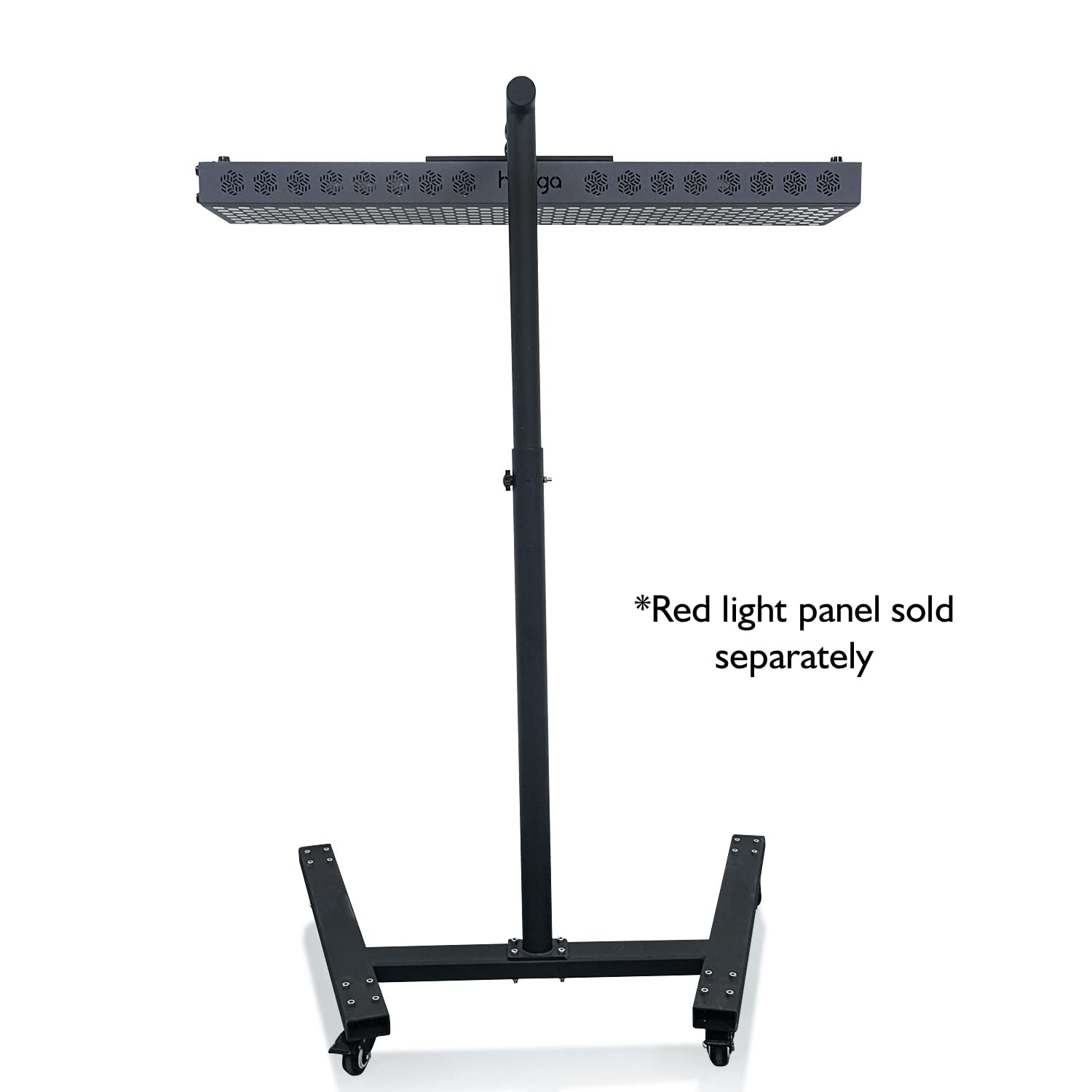 Hooga HGPRO horizontal stand with wheels locked for stable positioning