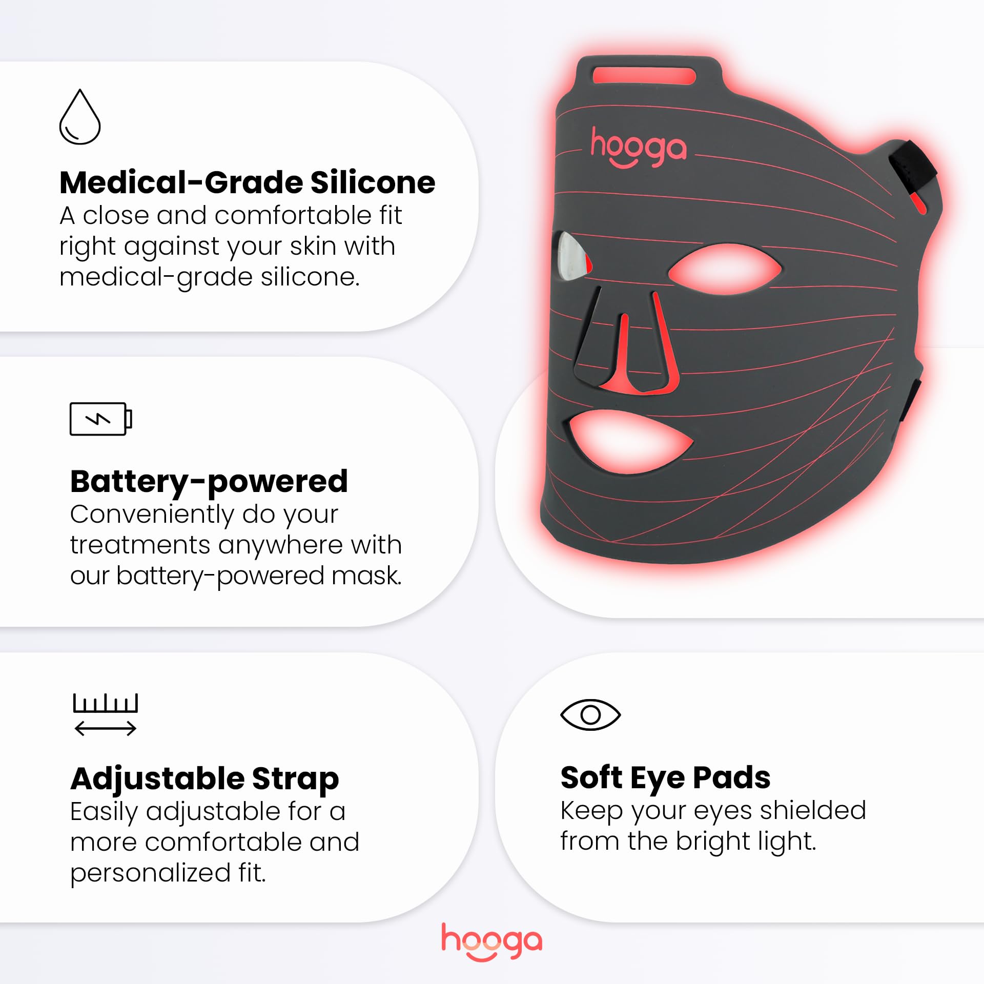 Hooga home wellness session scene for easy daily use.