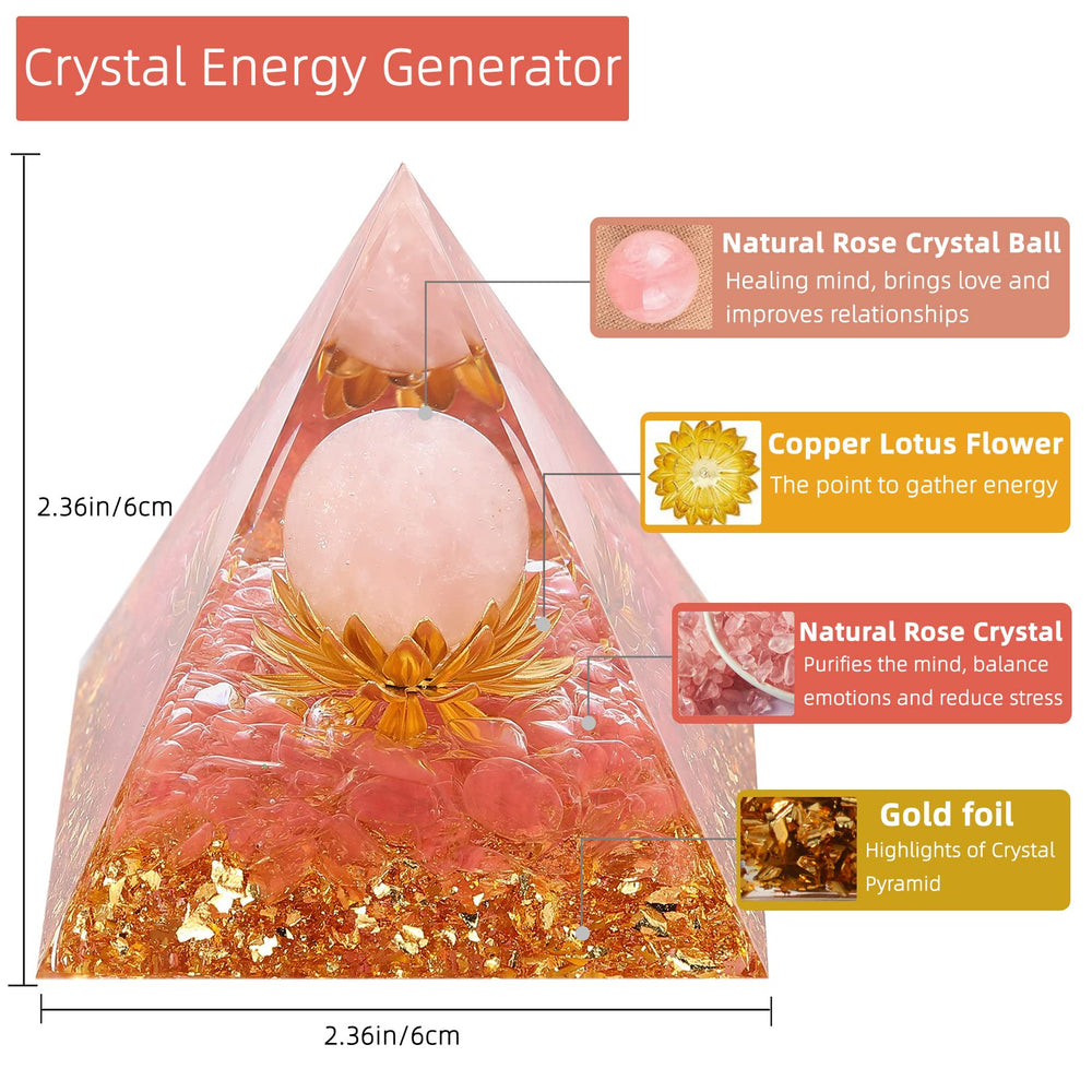 Hopeseed Orgone Pyramid Flower of Life detail suggesting harmony and balance