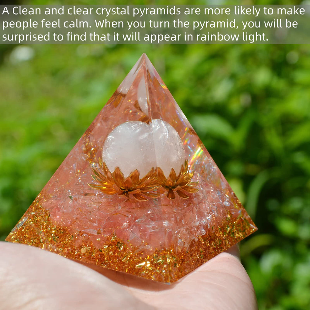 Hopeseed Orgone Pyramid in gift-ready presentation for a meaningful present