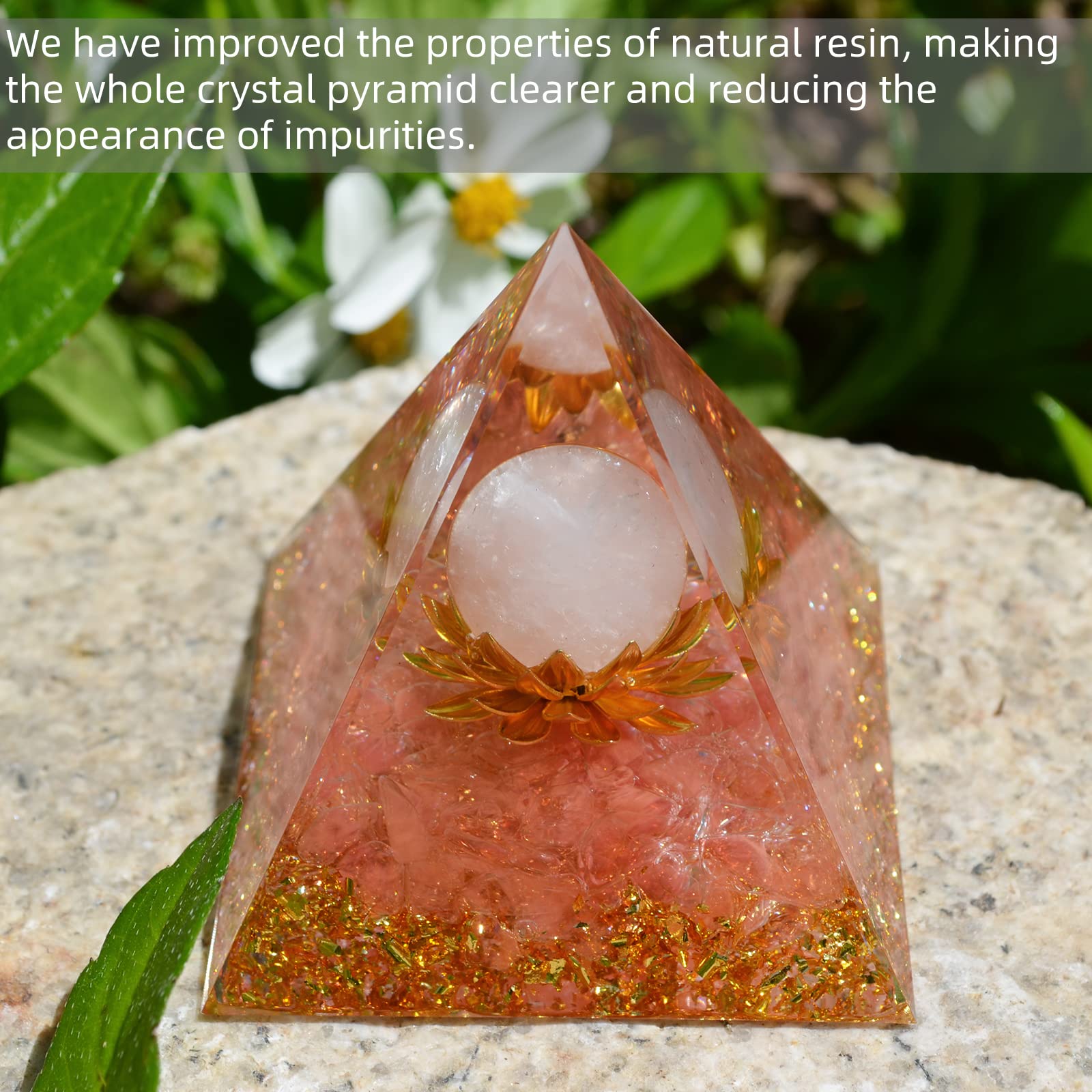 Hopeseed Orgone Pyramid ideal for meditation or mindful gifts