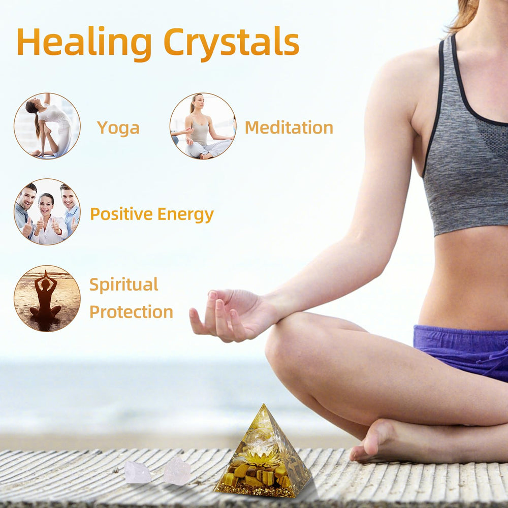 Hopeseed Orgone Pyramid money-energy focus for prosperity-minded spaces.