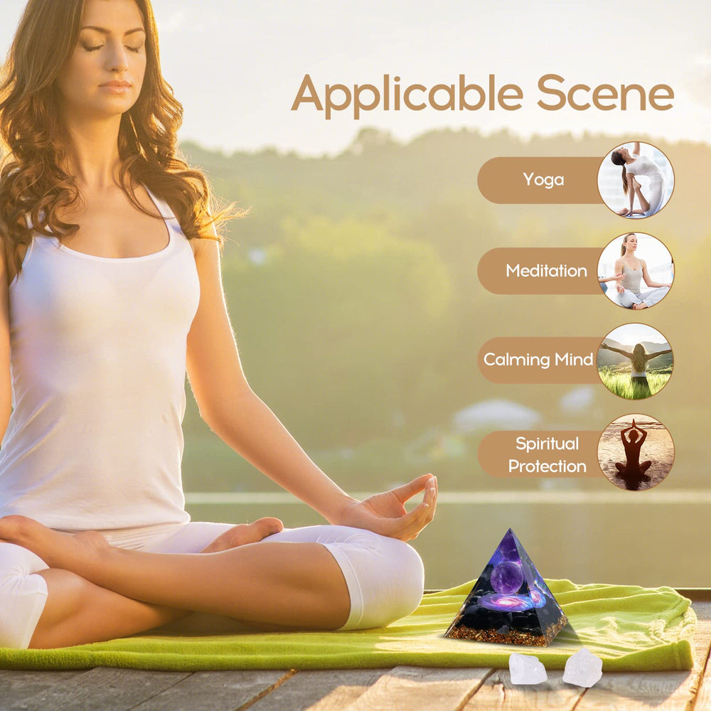 Hopeseed Orgone Pyramid natural resin finish showcases craftsmanship