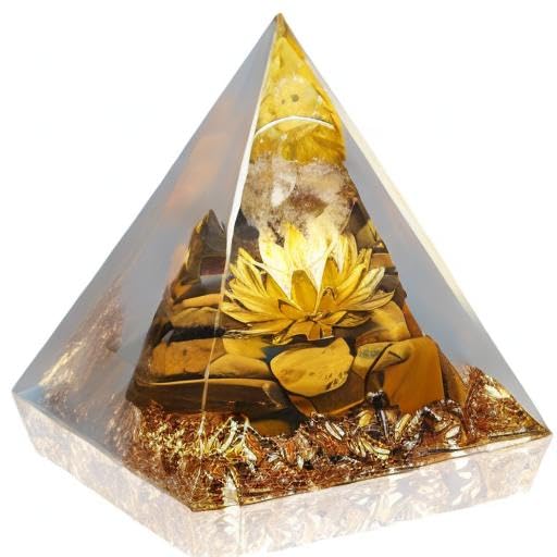Hopeseed Orgone Pyramid packaging showcases gift-ready wellness decor.