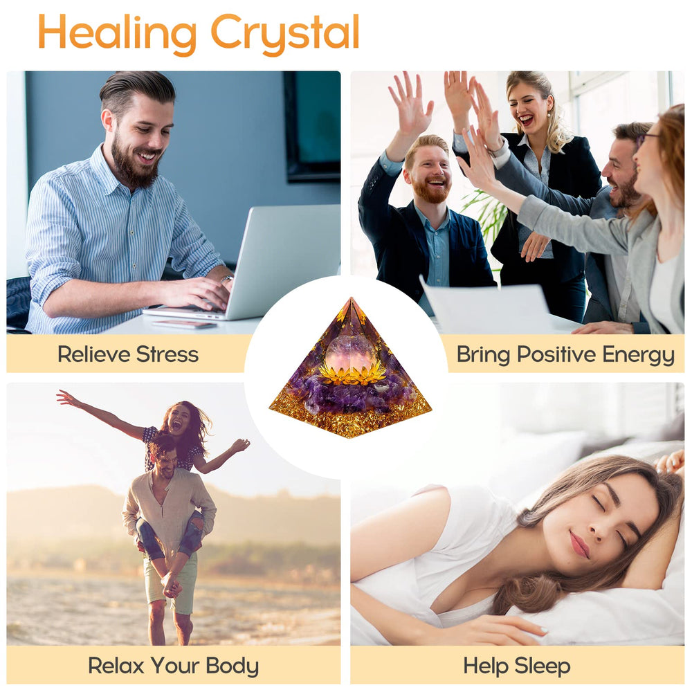 Hopeseed Orgone Pyramid resin clarity highlights craftsmanship and clear energy flow