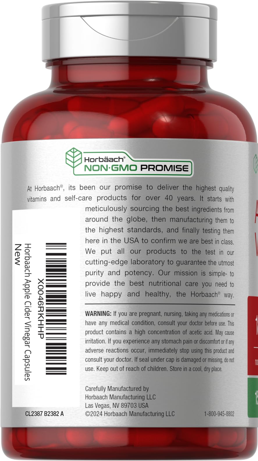 Horbäach ACV capsules close-up highlighting quick-release design.