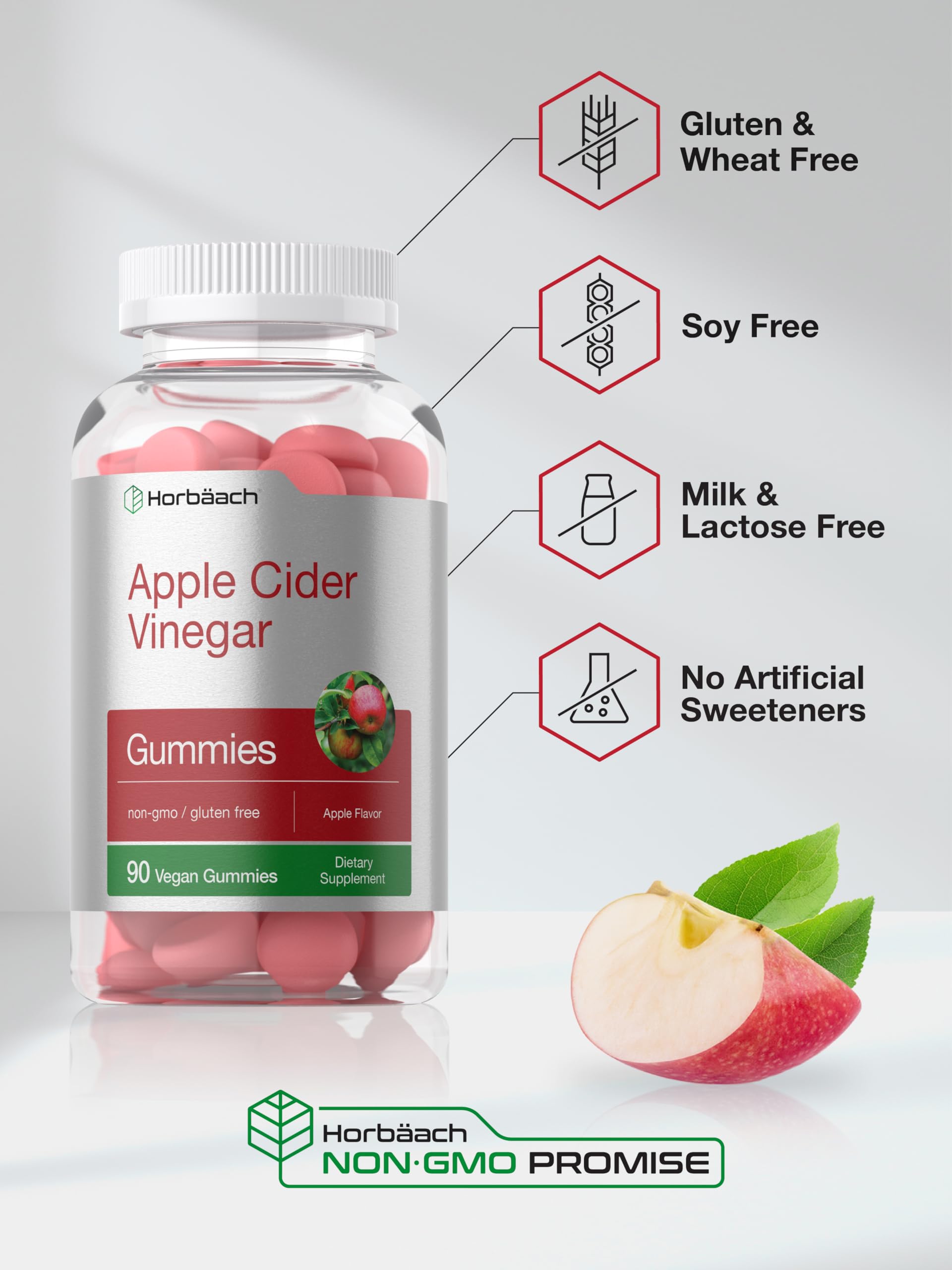 Horbäach ACV gummies pack two highlighting two-pack convenience